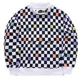 Damen Freestyle Rundhalspullover Fleecepullover mit Kängurutasche